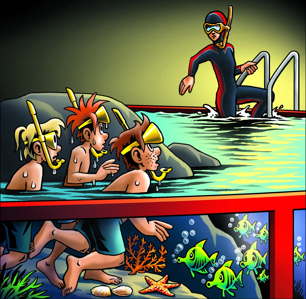 Die drei ??? Kids - Illustration von Harald Juch